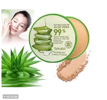 Compact Powder, With Aloe Vera Extract, Beige, Soothing And Moisturizing, Soft  Smooth Finish, Comes in 6 shades, 15g, Pack of 1-thumb0