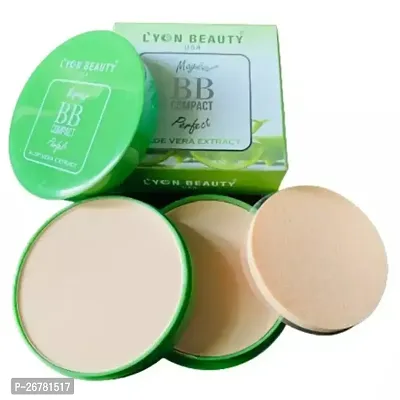 Compact Powder, With Aloe Vera Extract, Beige, Soothing And Moisturizing, Soft  Smooth Finish, Comes in 6 shades, 15g, Pack of 1-thumb0