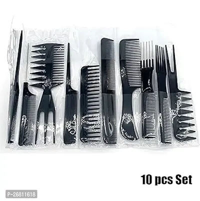 Einfac Professional All Hair Types Styling Comb Set 10 Pieces-thumb0