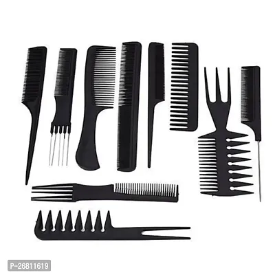 Einfac Professional All Hair Types Styling Comb Set 10 Pieces-thumb0