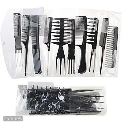 Einfac Professional All Hair Types Styling Comb Set 10 Pieces-thumb0