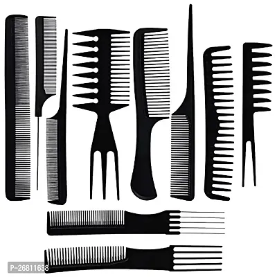 Einfac Professional All Hair Types Styling Comb Set 10 Pieces-thumb0