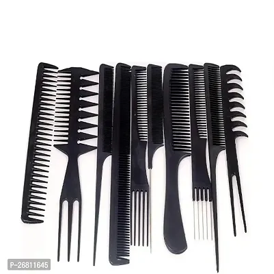 Einfac Professional All Hair Types Styling Comb Set 10 Pieces-thumb0