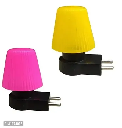 Multi Color Wall Mounted Plug Lamp, Pack of 2-thumb0