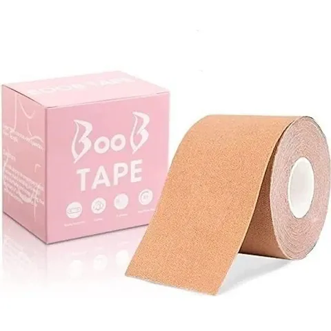 HEXA HUB Boob Tape, Boobytape for Breast Lift | Sticky Body Tape for Push up Shape in All Clothing Fabric Dress Types | Waterproof Sweat-Proof Bob Tape