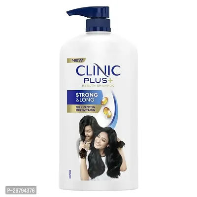 Clinic Plus Strong  Long, Strengthening Shampoo, 1L, for Healthy  Long Hair, with Milk Proteins  Multivitamins-thumb0