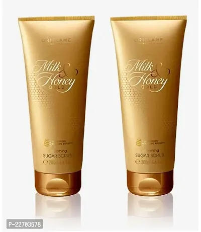 oriflame milk  honey gold nourishing sugar scrub-thumb0