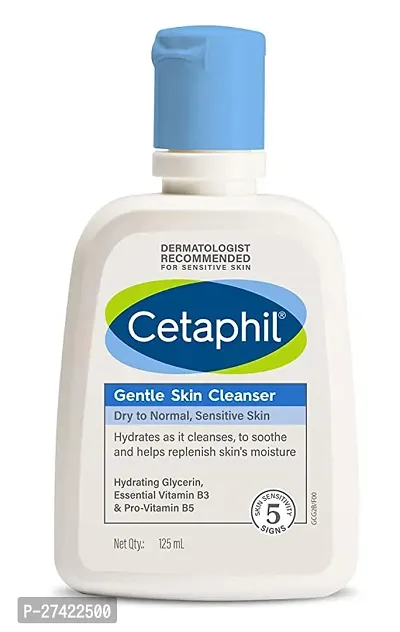 Cetaphil Face Wash by Cetaphil, Gentle Skin Cleanser for Dry to Normal, Sensitive Skin - 250 ml| Hydrating Face Wash with Niacinamide,Vitamin B5| Dermatologist Recommended| Paraben, Sulphate Free-thumb0