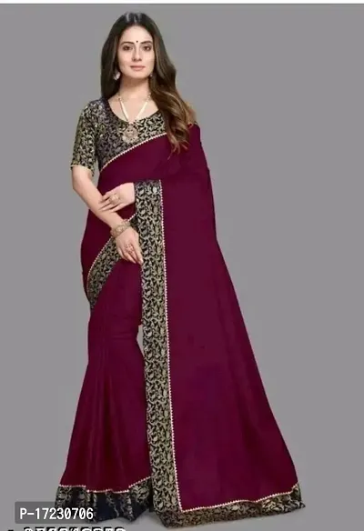 Fancy Dola Silk Saree with Blouse Piece for Women-thumb0