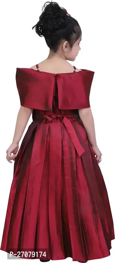 Fabulous Red Silk Frocks For Girls-thumb2