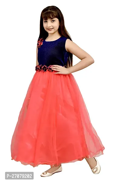 Fabulous Red Net Frocks For Girls-thumb4