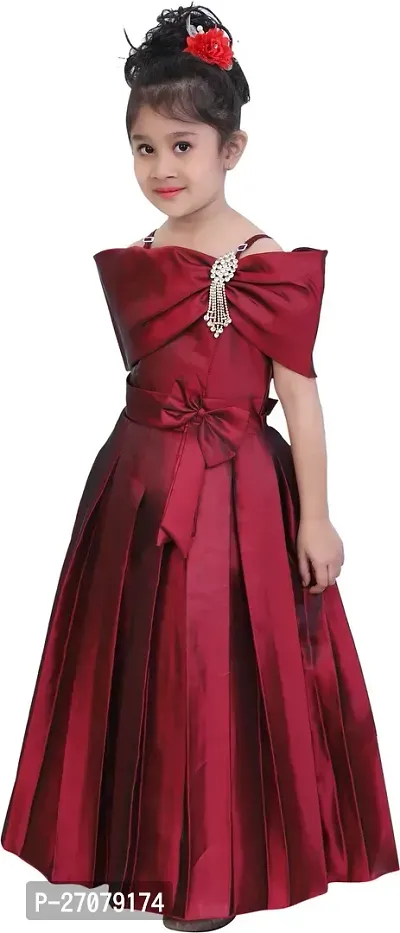 Fabulous Red Silk Frocks For Girls-thumb4