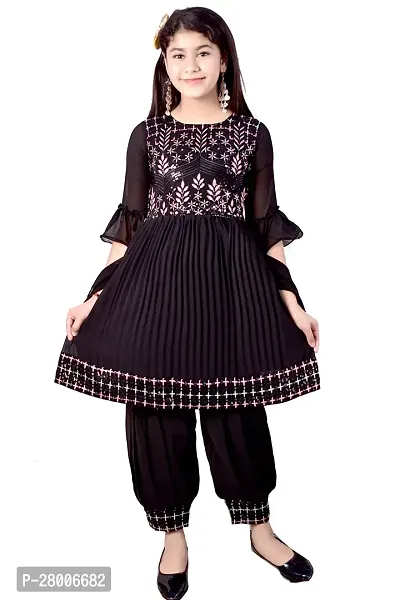 Stylish Georgette Dress For Kids Girls