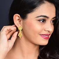 Beautiful Gold Plated Jhumki Earring For Women And Girls-thumb1