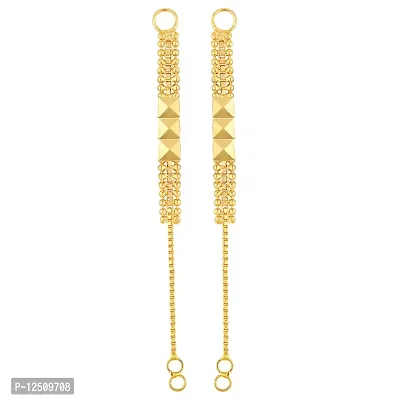 Golden Brass  Ear Cuff Earrings For Women-thumb3