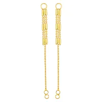 Golden Brass  Ear Cuff Earrings For Women-thumb2