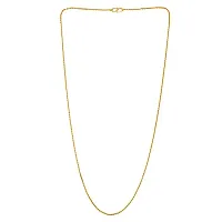 Vighnaharta Fashionable Golden Link Chain Brass Chain Gold-plated for men and Women. (VFJ1004CHN-G)-thumb1