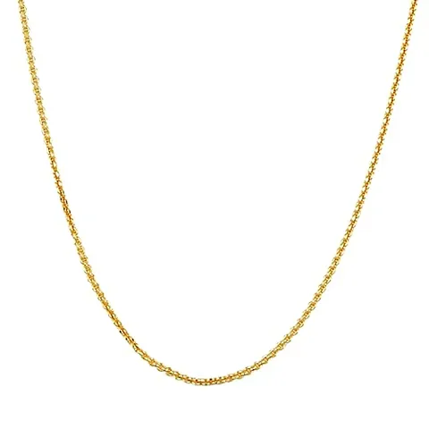 Vighnaharta Fashionable Link Chain Brass Chain Gold-plated for men and Women. (VFJ1004CHN-G)