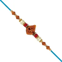 Vighnaharta Religious Pearls Lumba Combo Rakhi For Kids And Lovely Brother Pack Of 3-thumb1