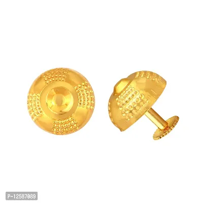 Golden Brass  Studs Earrings For Women-thumb0