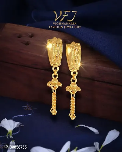 Elegant Twinkling Beautiful Chandbali Jhumki Earring For Women And Girls-thumb3