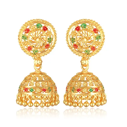 Beautiful Brass Jhumkas For Women