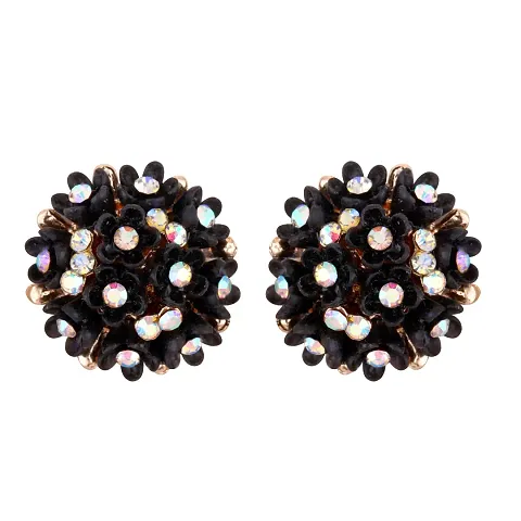 Brass Diamond Studs Earrings For Women