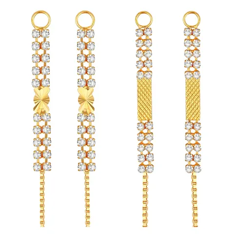 VIVASTRI Alloy Ear Cuff Earrings For Women