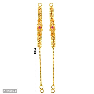 Golden Brass  Ear Cuff Earrings For Women-thumb3