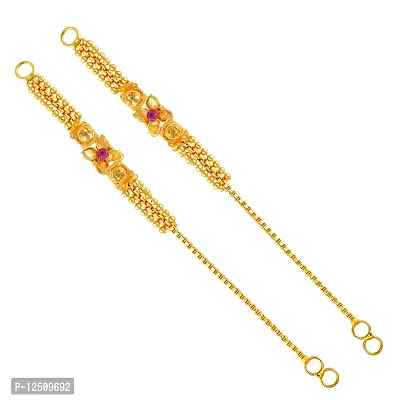 Golden Brass  Ear Cuff Earrings For Women-thumb2