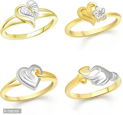 Vighnaharta Gold Alloy Ring For Girls- [1120FRSLF]