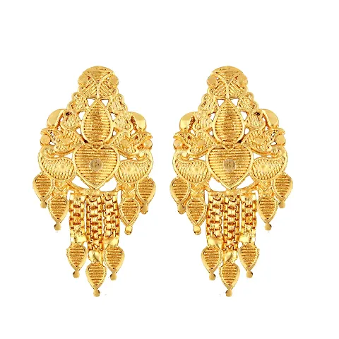 Trendy Golden Brass Studs For Womens