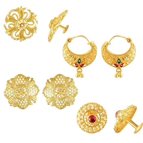 Vivasrtri Alloy STUD Earring Combo (4 Pair Earrings )