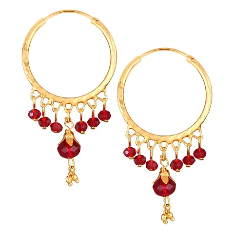 Trendy Brass Golden Jhumkas For Womens