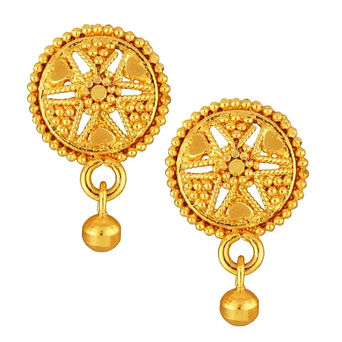 Brass Studs Earrings For Women