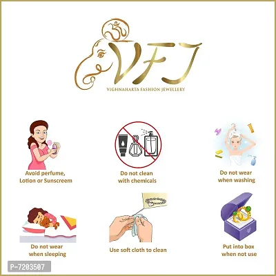 Vighnaharta Nice Flower CZ Gold- Plated Alloy Ring With PROSE Ring Box for Women and Girls - [VFJ1218ROSE-PINK-G12]-thumb3