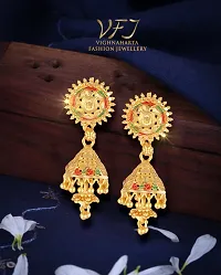 Beautiful Gold Plated Jhumki Earring For Women And Girls-thumb3