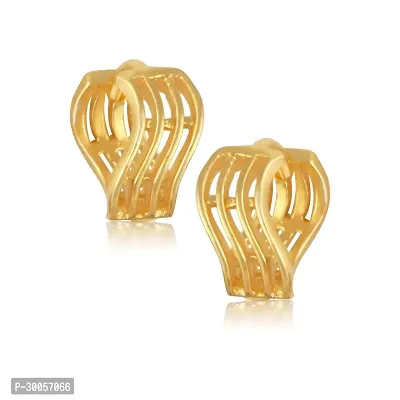 Designer Golden Brass Earrings For Women-thumb0