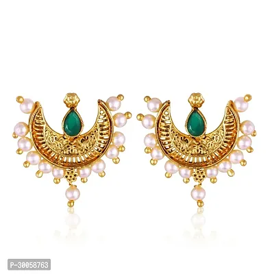 Beautiful Earrings Pearl Chandbali Earring For Women And Girls-thumb0