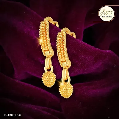 Golden Brass  Drop Earrings Earrings For Women-thumb3