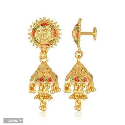 Beautiful Gold Plated Jhumki Earring For Women And Girls-thumb3