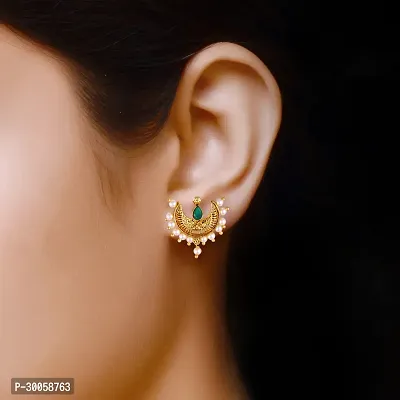 Beautiful Earrings Pearl Chandbali Earring For Women And Girls-thumb2