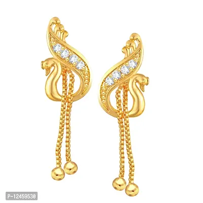 Allure Screw back alloy dangler studs Jhumki Earring for Women and Girls