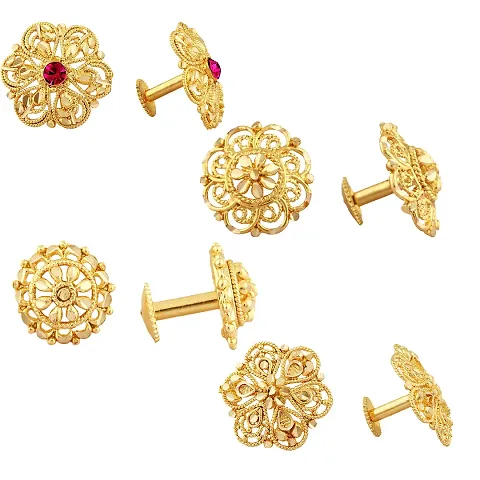 Alloy STUD Earring Combo (4 Pair Earrings )