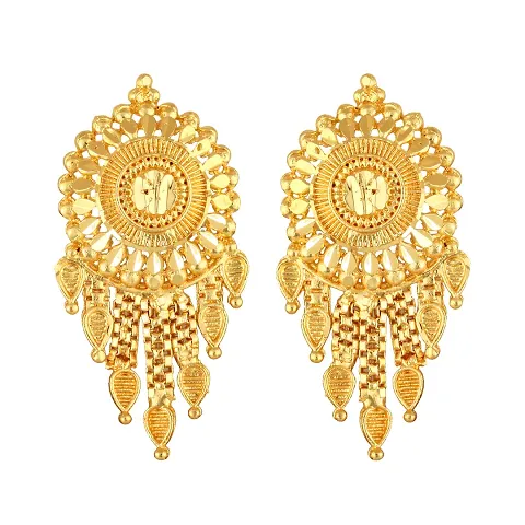 Trendy Golden Brass Studs For Womens