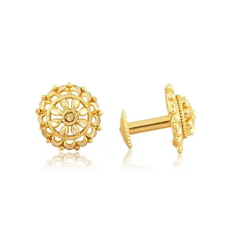 Traditional Gold Plated Studs for Women