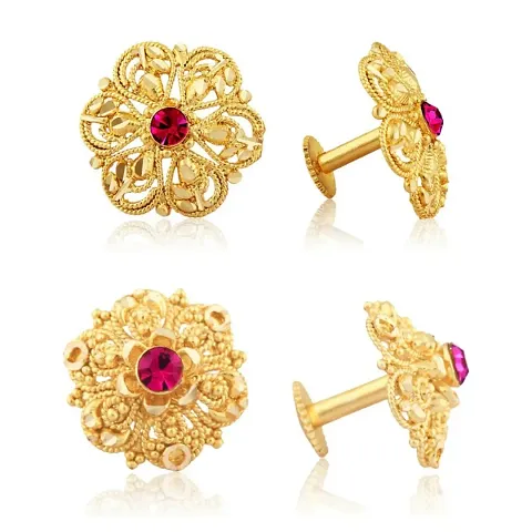 Exclusive Golden Stud Earrings Combo set