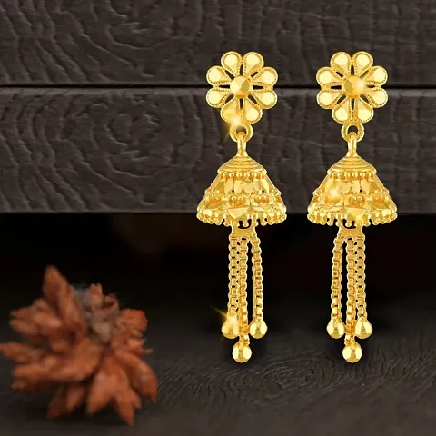 Traditional Jhumki Alloy and Micron Plated Jhumki Earring For women and girls