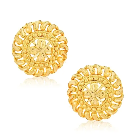 Exclusively Designed Gold Plated Stud Earrings