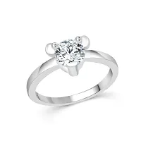 Mickey Mouse  CZ Rhodium Plated Alloy Ring for Women and Girls-thumb2